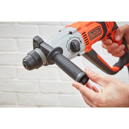 EAN 5035048730485 - Black & Decker BEHS02K-QS taladro 1200 RPM SDS Plus Gris, Naranja imagen 18