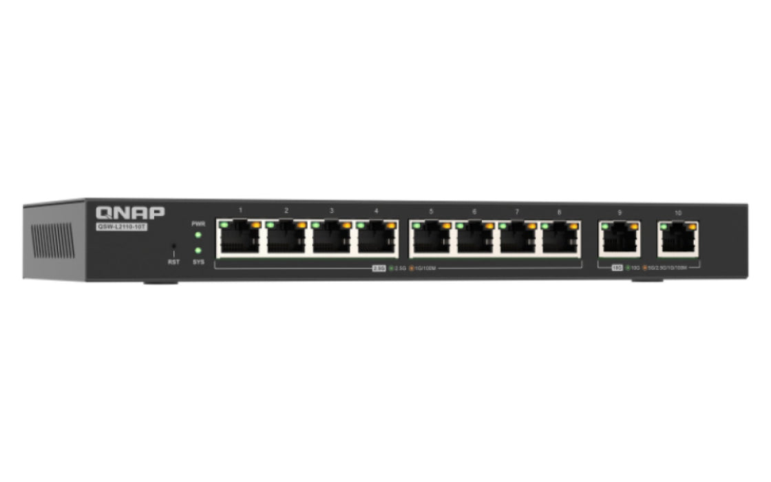 EAN 4711103091647 - QNAP QSW-L2110-10T switch Gestionado Escritorio Negro imagen 5