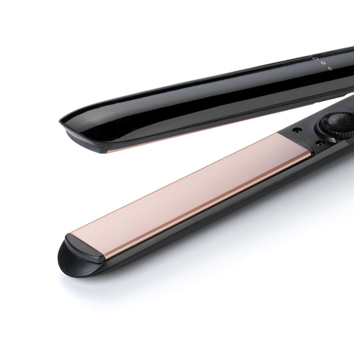 EAN 3030050153590 - BaByliss Smooth Control 235 Plancha de pelo Caliente Negro, Oro rosado 3 m imagen 4