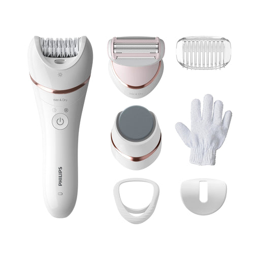 EAN 8710103935520 - Philips 8000 series BRE730/10 depiladora Rosa, Blanco imagen 2