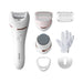 EAN 8710103935520 - Philips 8000 series BRE730/10 depiladora 32 pinzas Rosa, Blanco imagen 2