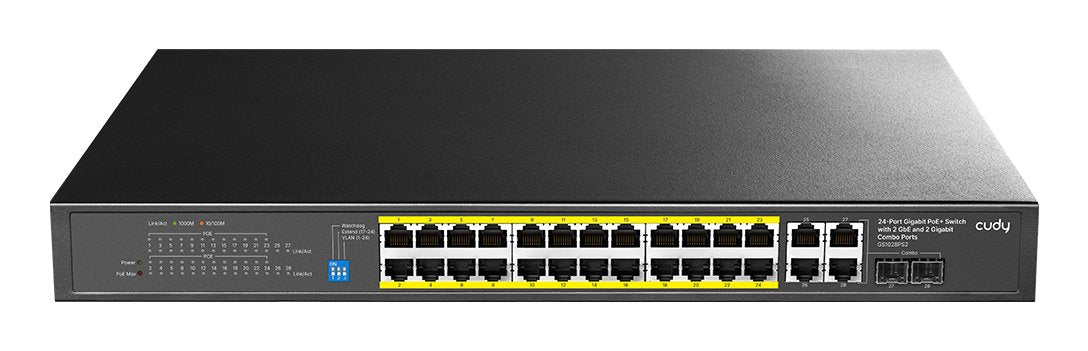 EAN 6971690790981 - Cudy GS1028PS2 switch Gigabit Ethernet (10/100/1000) Energía sobre Ethernet (PoE) Negro imagen 1