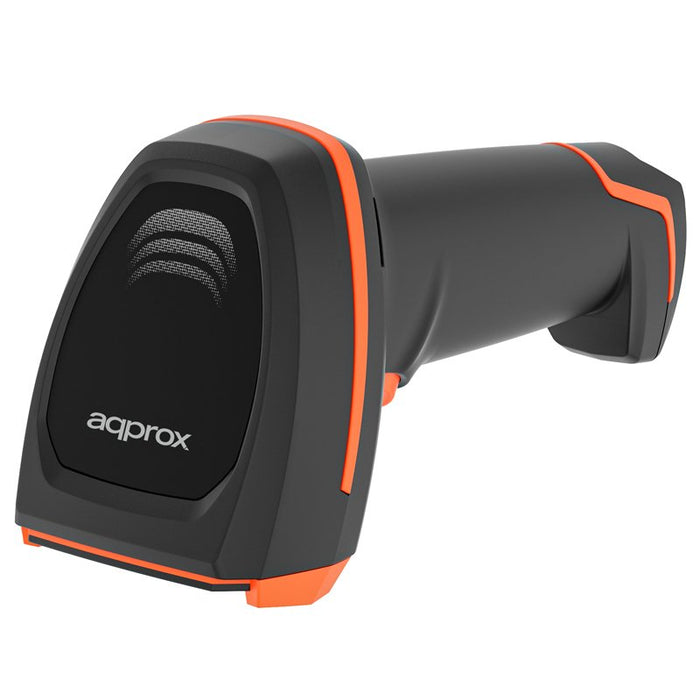 EAN 8435099530879 - Approx appLS24 Lector de códigos de barras portátil 1D/2D Negro, Naranja imagen 1