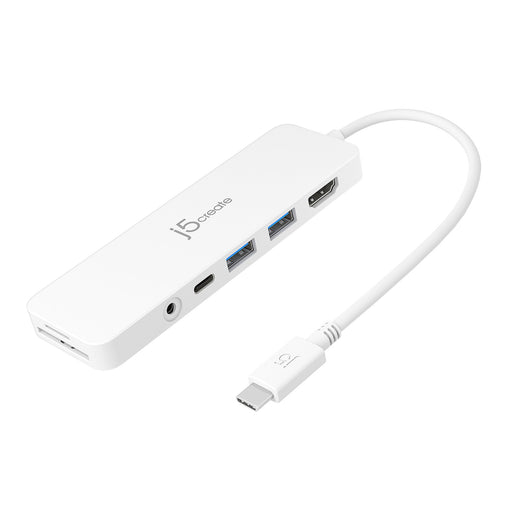 EAN 4712795086027 - j5create JCD373 USB 3.2 Gen 1 (3.1 Gen 1) Type-C Blanco imagen 1