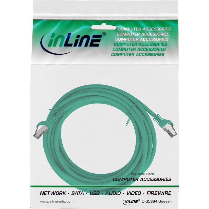 EAN 4043718287666 - InLine 78815G cable de red Verde 15 m Cat8.1 S/FTP (S-STP) imagen 3