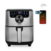 EAN 8713016091123 - Princess 182037 Sencillo 4,5 L Independiente 1500 W Freidora de aire caliente Plata imagen 3