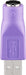 EAN 4040849689185 - Goobay 68918 cambiador de género para cable USB Type-A PS/2 Violeta imagen 1