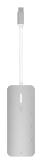 EAN 8720574622737 - LINQ LQ49081PS base para portátil y replicador de puertos Alámbrico USB 3.2 Gen 2 (3.1 Gen 2) Type-C Gris imagen 6