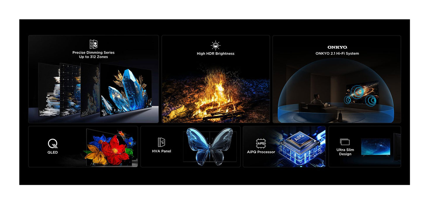 EAN 5901292526634 - TCL Q6C 98Q6C Televisor 2,49 m (98") 4K Ultra HD Smart TV Wifi Metálico imagen 6