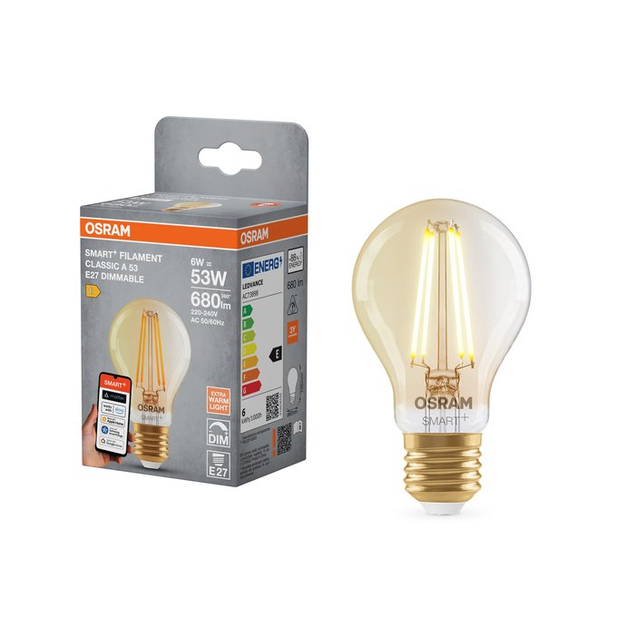 EAN 4099854529948 - Osram SMART+ lámpara LED Blanco cálido 2400 K 6 W E27 F imagen 5