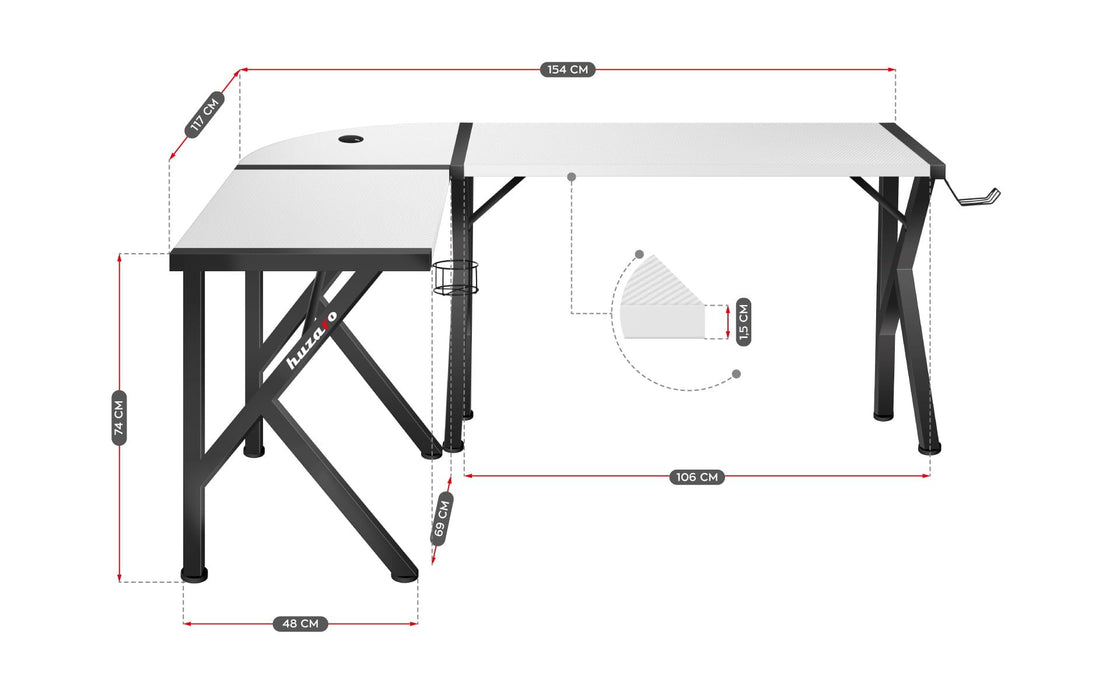 EAN 5903796010275 - Huzaro Hero 6.3 Blanco imagen 6