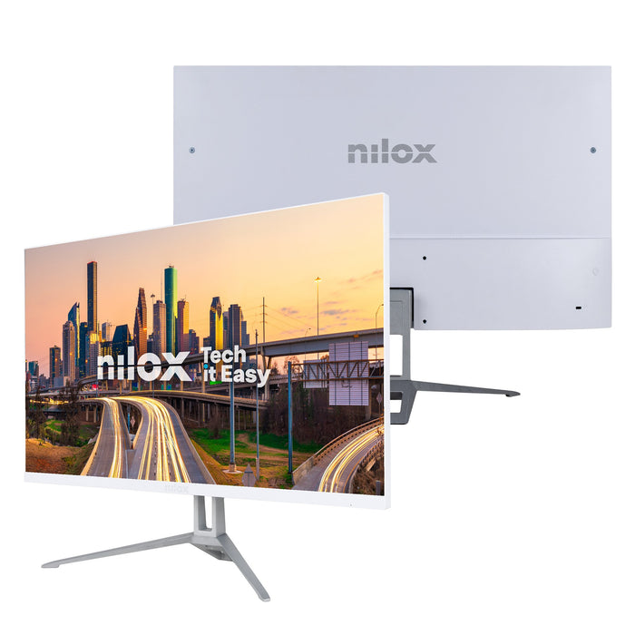 EAN 8431775036413 - Nilox NXM24FHD100W pantalla para PC 60,5 cm (23.8") 1920 x 1080 Pixeles Full HD LED Blanco imagen 3