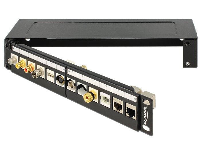 EAN 4043619433032 - DeLOCK 43303 armario rack 1U Bastidor de pared Negro imagen 3