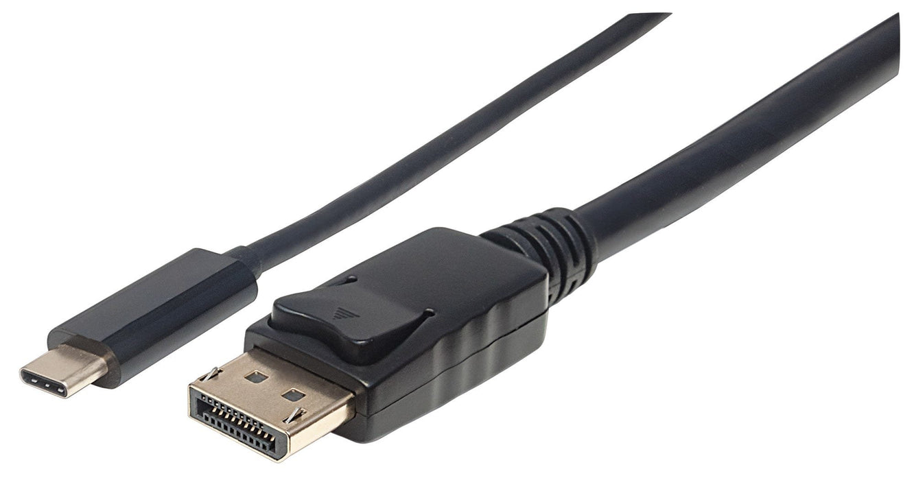 EAN 0766623152471 - Manhattan 152471 adaptador de cable de vídeo 1 m USB Tipo C DisplayPort Negro imagen 1