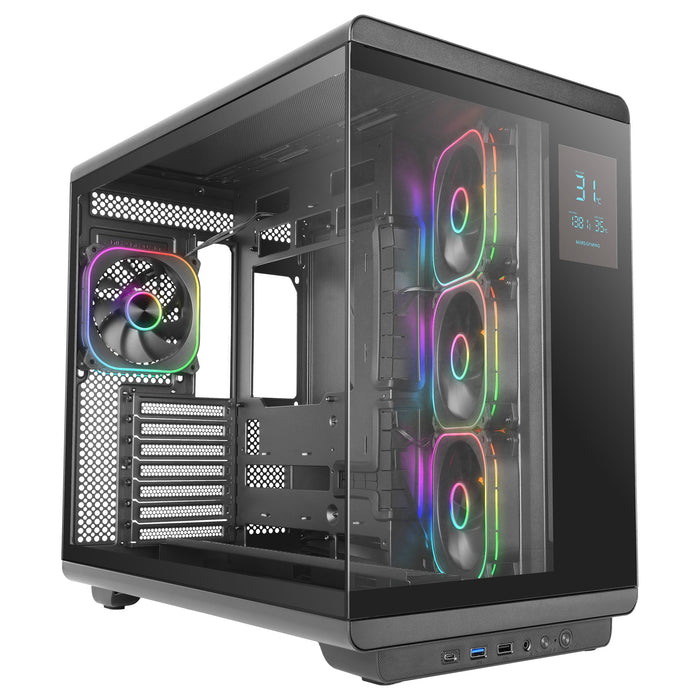 EAN 8435693115281 - Mars Gaming MCREVMAX carcasa de ordenador Midi Tower Negro imagen 1