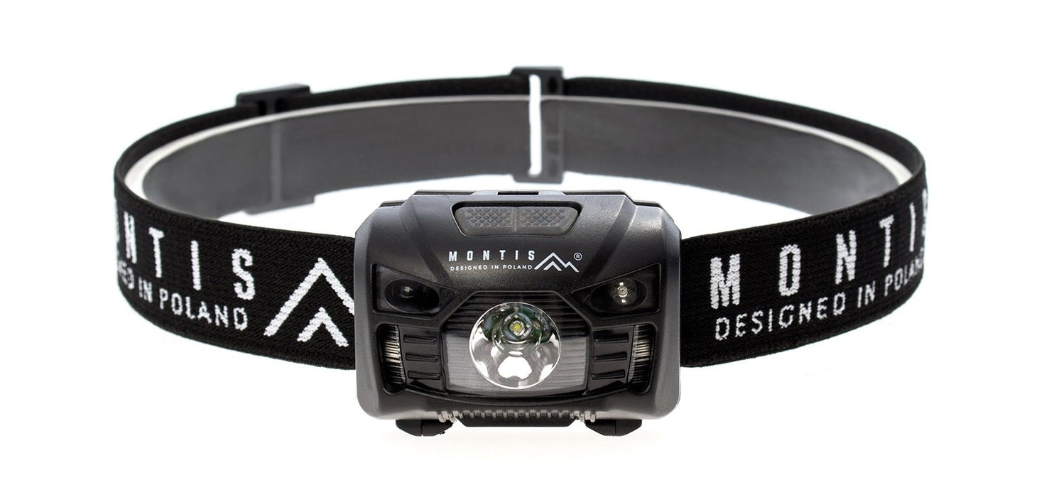 EAN 5901811403514 - Montis Akumulatorowa latarka nagłowna z sensorem MT001 Negro Linterna con cinta para cabeza LED imagen 1