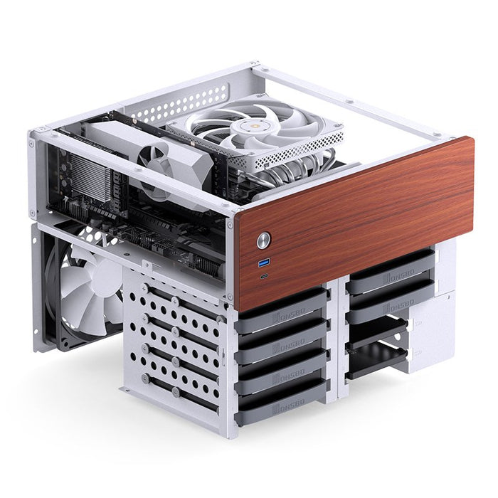EAN 6970620553771 - Jonsbo N4 WHITE carcasa de ordenador Micro Torre Blanco imagen 15