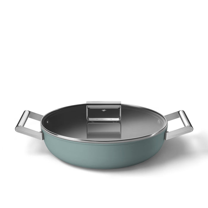 EAN 8017709356118 - Smeg DPF2812EGM batería de cocina Verde Aluminio, Acero inoxidable 4,3 L 28 cm imagen 6
