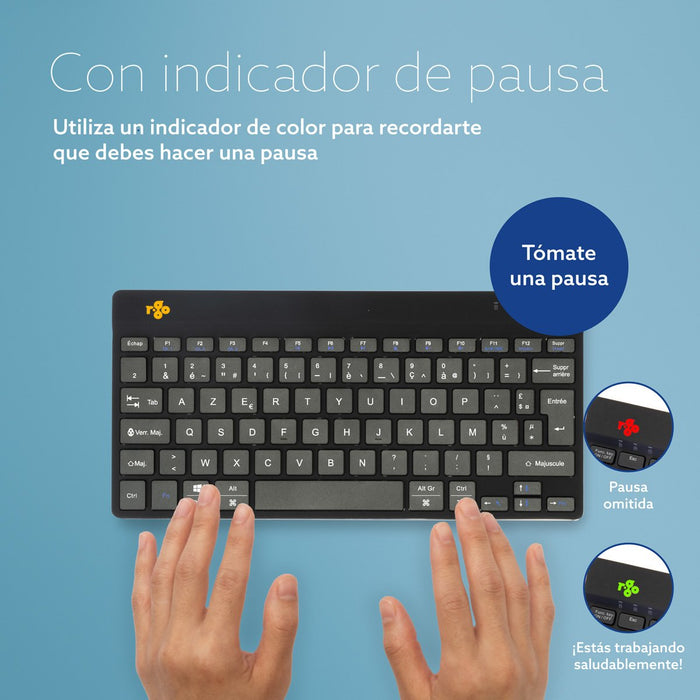 EAN 8719274492030 - R-Go Tools RGOCOFRWLBL teclado Oficina Francés imagen 9