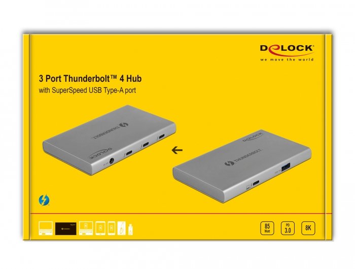 EAN 4043619641574 - DeLOCK 64157 hub de interfaz 40000 Mbit/s Gris imagen 4