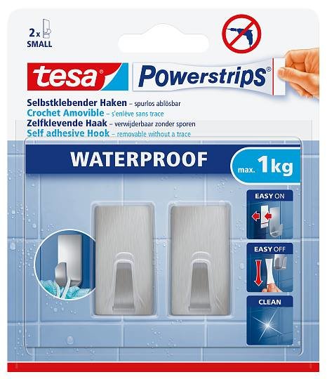 EAN 4042448392787 - TESA 59780-00000 gancho para almacenamiento Interior Gancho toallero Acero inoxidable 2 pieza(s) imagen 3