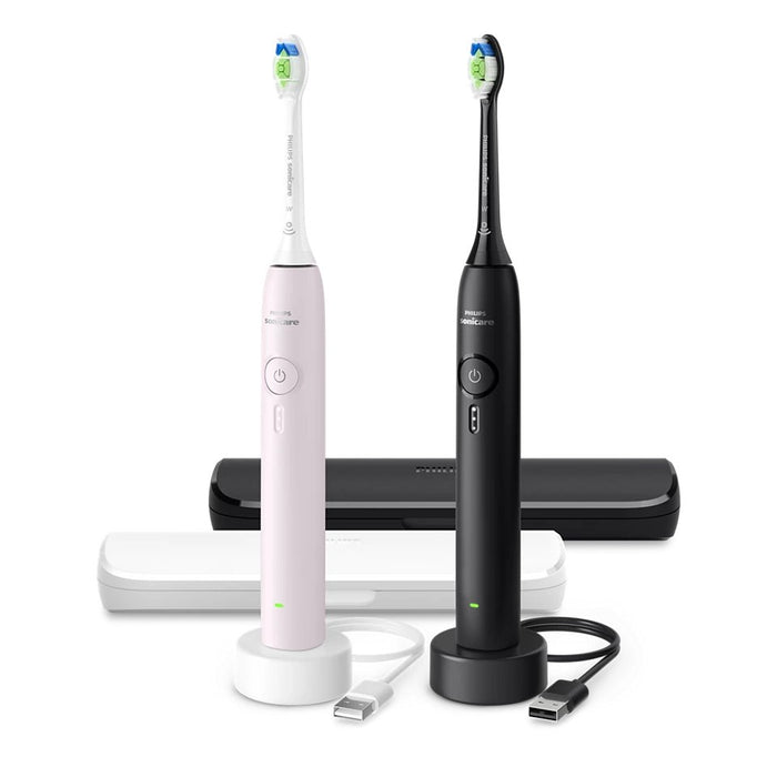 EAN 8720689043632 - Philips 3100 series HX4072/42 cepillo eléctrico para dientes Adulto Cepillo dental sónico Negro, Rosa cla imagen 1