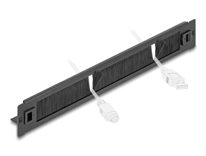 EAN 4043619665525 - DeLOCK 66552 accesorio de bastidor Panel pasacables con cepillo imagen 2