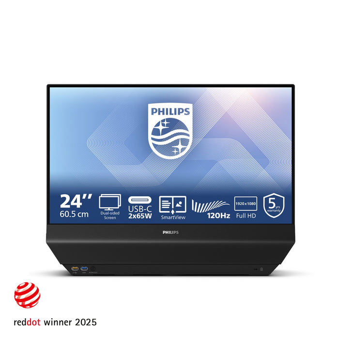EAN 8721038005264 - Philips 24B2D5300/00 pantalla para PC 60,5 cm (23.8") 1920 x 1080 Pixeles Full HD LCD Negro imagen 1