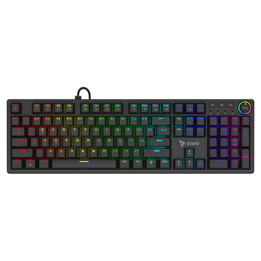 EAN 5901986049449 - Savio STYX Outemu Brown teclado Juego USB QZERTY Internacional de EE.UU. Negro imagen 2