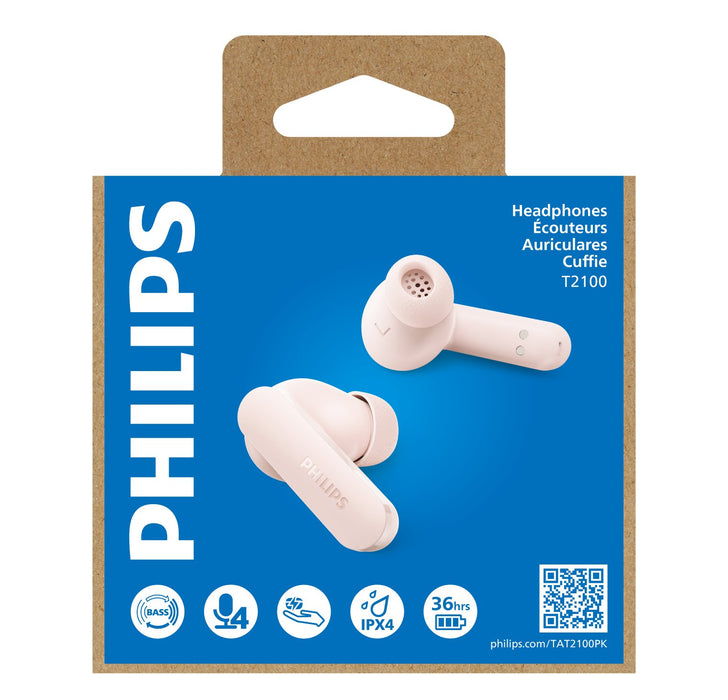 EAN 4895229177673 - Philips TAT2100 Auriculares True Wireless Stereo (TWS) Dentro de oído Llamadas/Música Bluetooth Rosa imagen 3