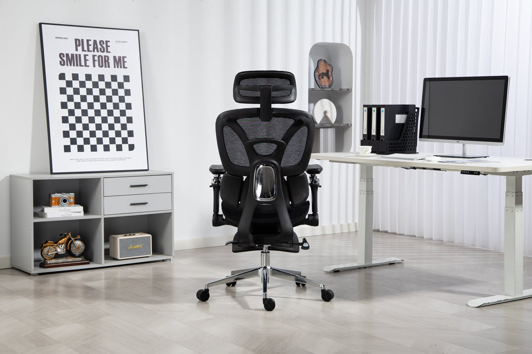 EAN 5901443391562 - Activejet YK848 BK silla de oficina y de ordenador Asiento de malla Respaldo de malla imagen 57