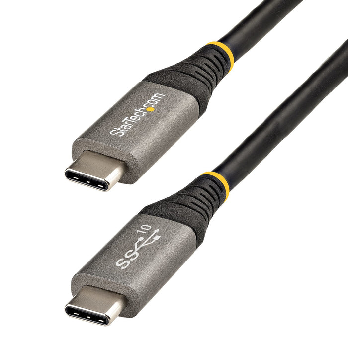 EAN 0065030893312 - StarTech.com USB31CCV1M cable USB USB 3.2 Gen 2 (3.1 Gen 2) USB C Negro, Gris imagen 1