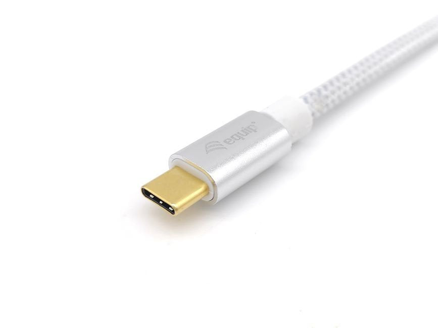 EAN 4015867226773 - Equip 128356 cable USB USB 3.2 Gen 2 (3.1 Gen 2) 1 m USB C Plata, Blanco imagen 6