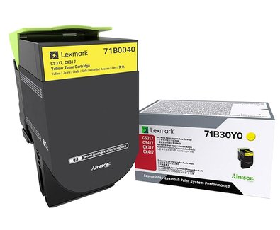 EAN 734646642569 - Lexmark 71B0040 cartucho de tóner 1 pieza(s) Original Amarillo imagen 1
