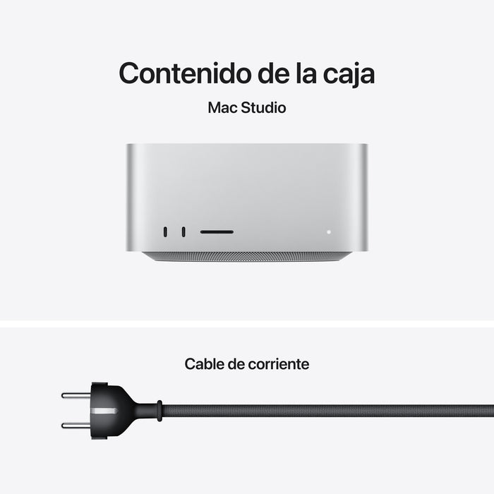 EAN 195951078472 - Apple Mac Studio Apple M 36 GB macOS 27 Golden Gate Mini PC Plata imagen 8