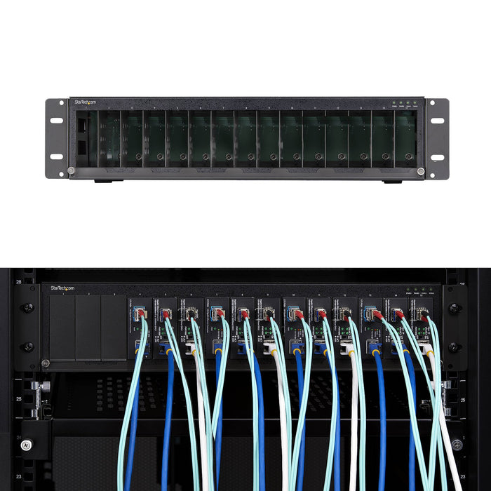 EAN 65030917056 - StarTech.com MCM15-MEDIA-CHASSIS chasis de red Negro imagen 6