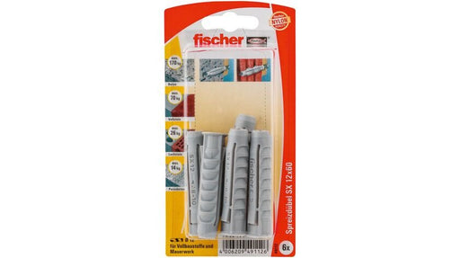 EAN 4006209491126 - Fischer SX 6 pieza(s) Enchufe de pared 60 mm imagen 1