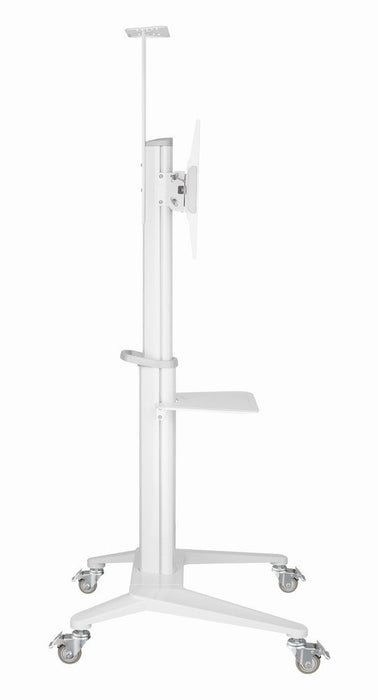 EAN 8716309128995 - Gembird Aluminum TV floor stand with caster wheels, 37\" - 70\", baltas | imagen 4