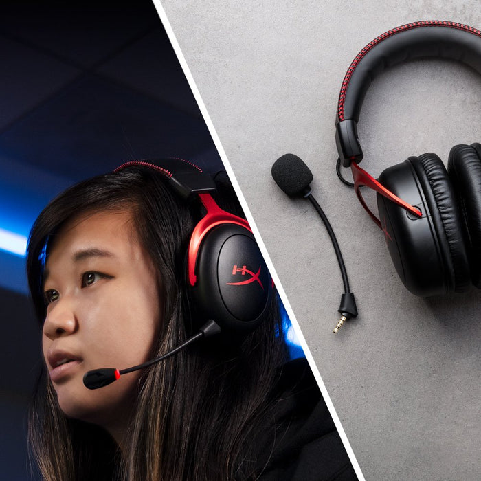 EAN 0196188047842 - HyperX Cloud II Wireless - Gaming Headset (Black-Red) (HHSC2X-BA-RD/G) Inalámbrico Diadema Juego Negro, R imagen 4