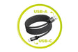 EAN 8594215993605 - Mobile Origin MC2-USBA-1M-BLK cable USB USB 2.0 USB C 0,48 Gbit/s Negro imagen 9