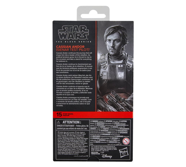 EAN 5010996298096 - Star Wars The Black Series Cassian Andor (Sienar Test Pilot) imagen 9