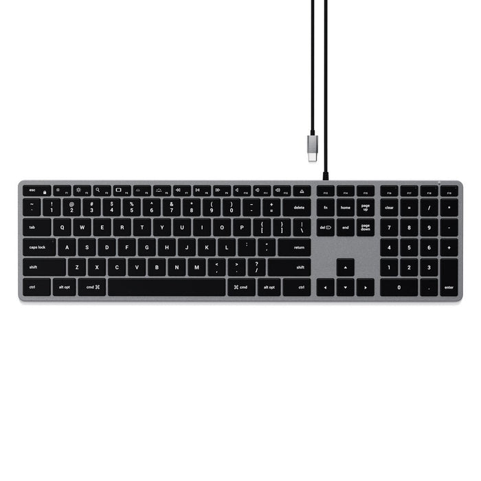 EAN 879961009779 - Satechi Slim W3 teclado Hogar USB QWERTZ Alemán Negro, Gris imagen 1