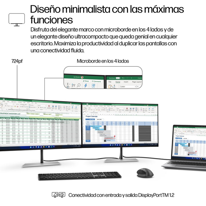 EAN 5715063475966 - HP Series 7 Pro شاشة Series 7 FHD Pro مقاس 23.8 بوصة - 724pf pantalla para PC 60,5 cm (23.8") 1920 x 1080 imagen 9