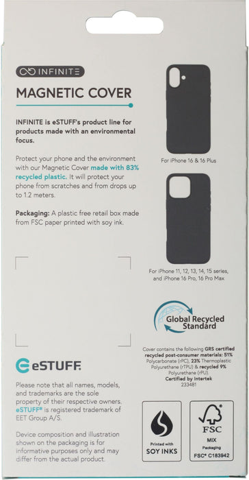 EAN 5715063424827 - eSTUFF ES67160025 funda para teléfono móvil 15,5 cm (6.1") Marrón imagen 8