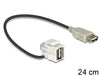 EAN 4043619863273 - DeLOCK 86327 cable USB 0,24 m USB A Negro imagen 1