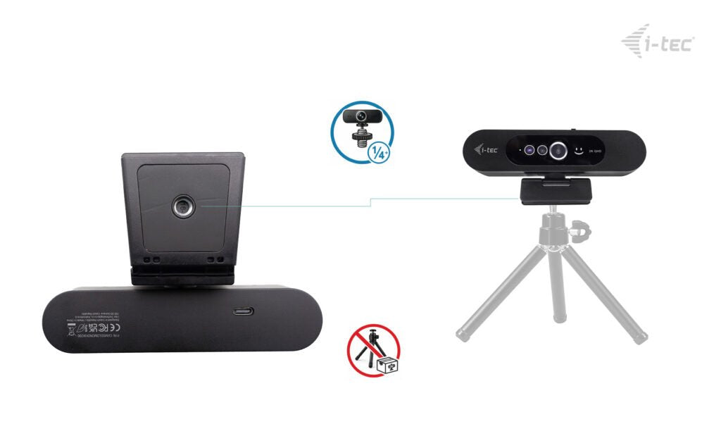 EAN 8595611707919 - i-tec SOLOMON WH200 cámara web 4 MP 2560 x 1440 Pixeles USB Negro imagen 6