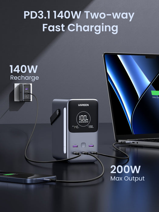 EAN 6941876222865 - Ugreen Nexode Power Bank 48000 mAh Litio Gris imagen 10