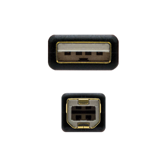 EAN 8433281004467 - Nanocable 10.01.1205 cable USB USB 2.0 5 m USB A USB B imagen 3