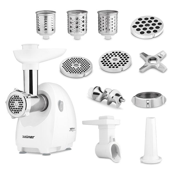 EAN 5908269347148 - Zelmer ZMM4080B picadora 1900 W Blanco imagen 3