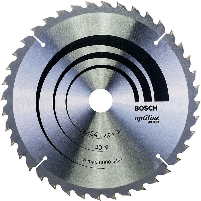 EAN 3165140314473 - Bosch ‎2608640438 hoja de sierra circular 25,4 cm 1 pieza(s) imagen 1